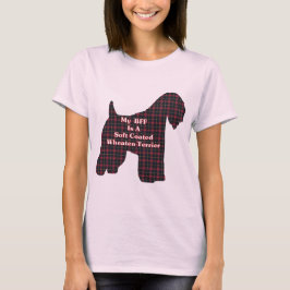 Camiseta Presentes de Terrier BFF de Rodas Revestidas Moles