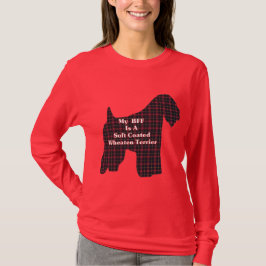 Camiseta Presentes de Terrier BFF de Rodas Revestidas Moles