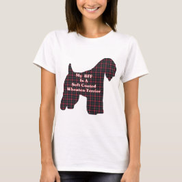 Camiseta Presentes de Terrier BFF de Rodas Revestidas Moles