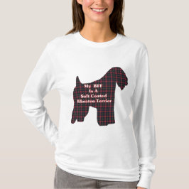 Camiseta Presentes de Terrier BFF de Rodas Revestidas Moles