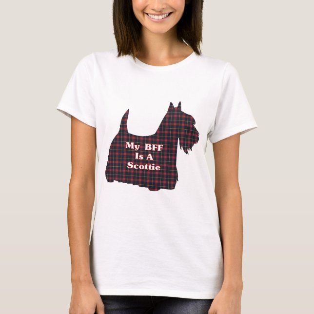 Camiseta Presentes de Terrier BFF escoceses (Frente)