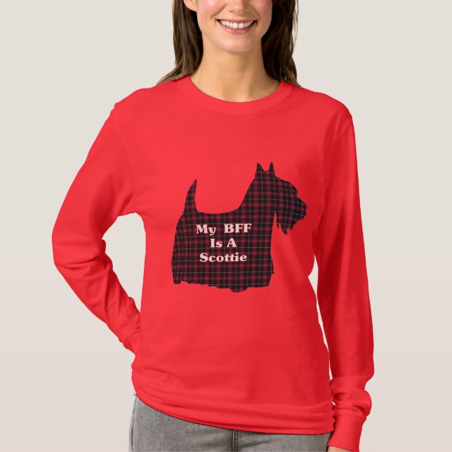 Camiseta Presentes de Terrier BFF escoceses (Frente)