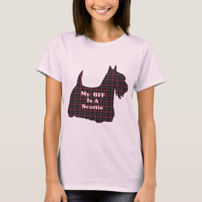 Camiseta Presentes de Terrier BFF escoceses (Frente)