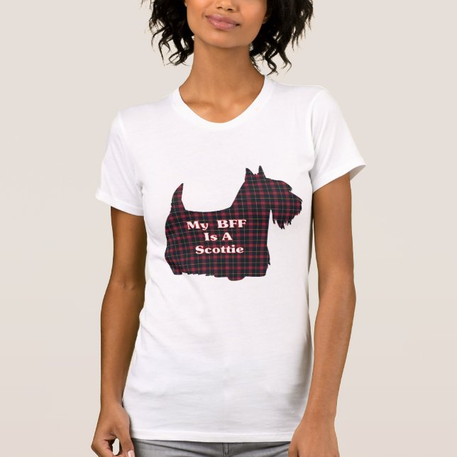 Camiseta Presentes de Terrier BFF escoceses (Frente)