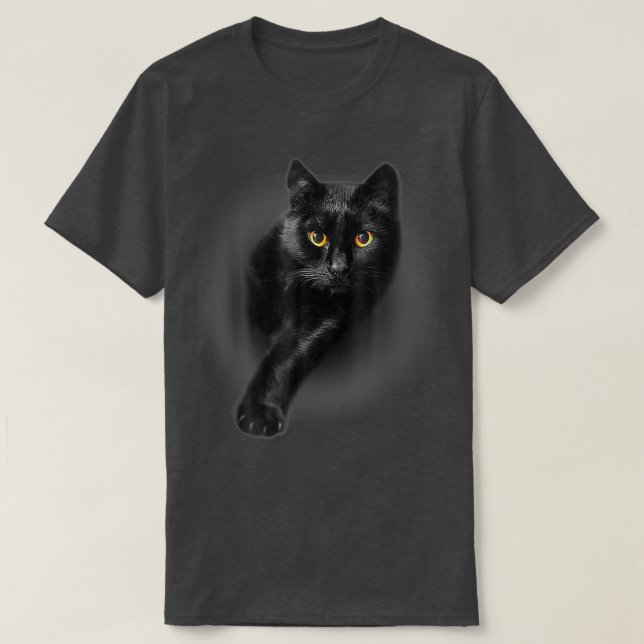 Camiseta Presentes De Teto De Gatos De Gatos Amarelos De Ga (Frente do Design)
