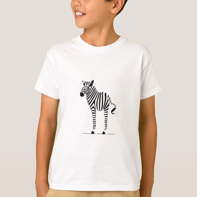 Camiseta Presentes de Zebra Lovers (Frente)