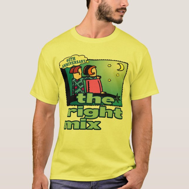 Camiseta Presentes do 40º aniversário de casamento (Frente)