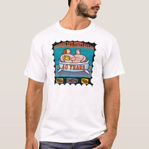 Camiseta Presentes do 40º aniversário de casamento