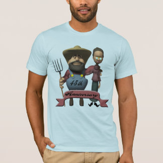Camiseta Presentes do 45º aniversário de casamento