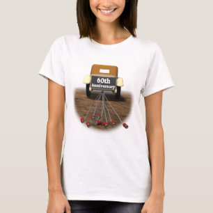 Camiseta Presentes do 60º aniversário de casamento