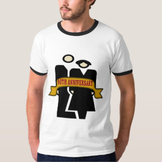 Camiseta Presentes do 60º aniversário de casamento