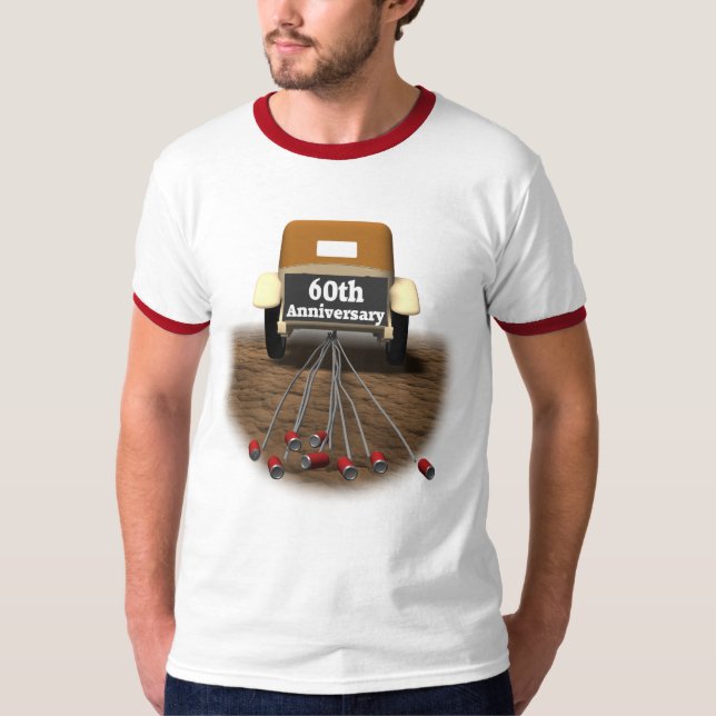 Camiseta Presentes do 60º aniversário de casamento (Frente)