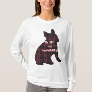 Camiseta Presentes do buldogue francês BFF