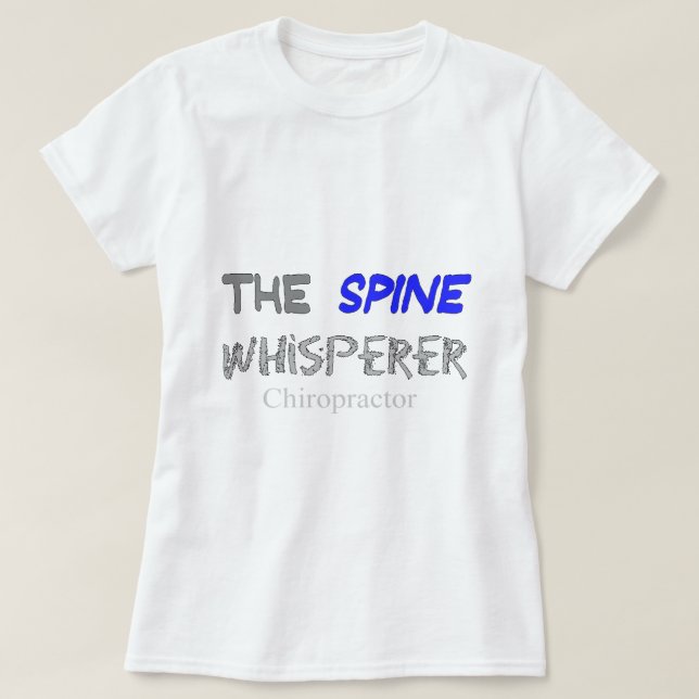 Camiseta Presentes do Chiropractor "o Whisperer da espinha (Frente do Design)