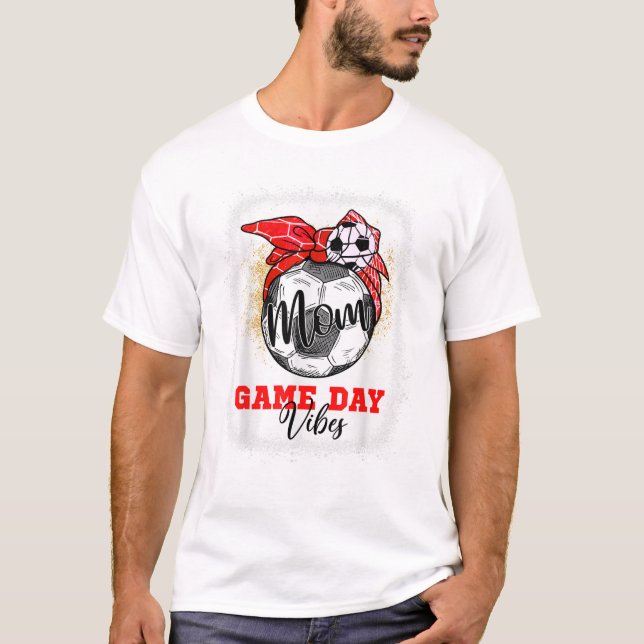 Camiseta Presentes do Dia das Mães para Mãe de Futebol (Frente)