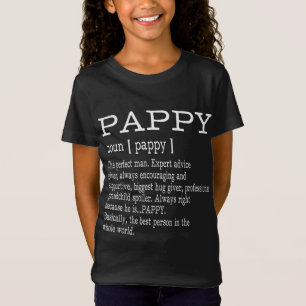 Camiseta Presentes do Dia de os pais Vovô de Definição Papp