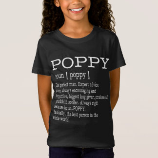 Camiseta Presentes do Dia de os pais Vovô de Definição Popp