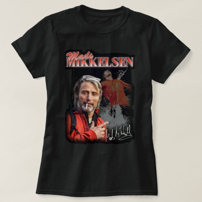 Camiseta Presentes do Dia para a Madre Influente Mikkelsen  (Frente do Design)