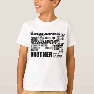 Camiseta Presentes do divertimento para irmãos: O grande