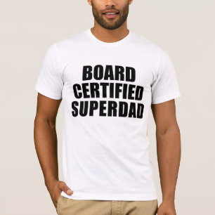 Camiseta Presentes do divertimento para pais: Pai super