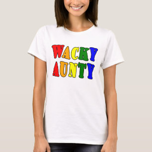 Camiseta Presentes do divertimento para tias: Aunty maluco