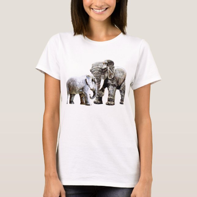 Camiseta presentes do elefante (Frente)