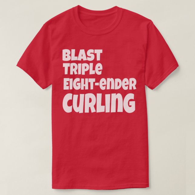 Camiseta Presentes do esporte Curling Equipe de fãs Ideias  (Frente do Design)