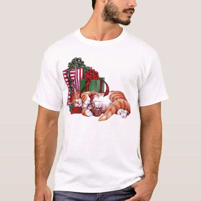 Camiseta Presentes do gatinho (Frente)