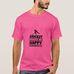 Camiseta Presentes do jogador de críquete - Humor Engraçado