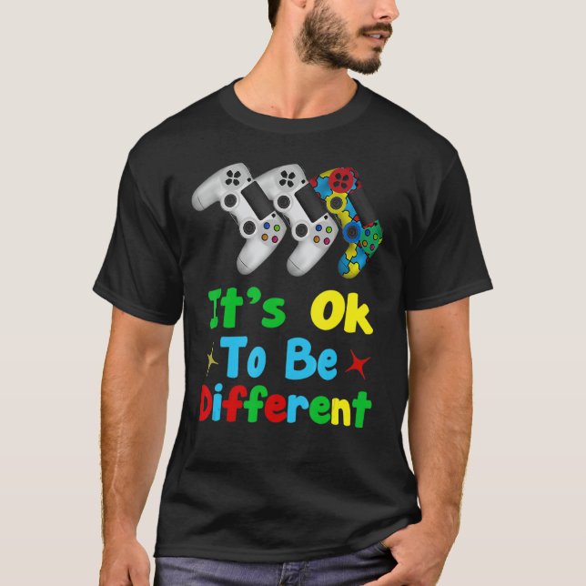 Camiseta Presentes do Jogo do Autismo Mês de Conscientizaçã (Frente)
