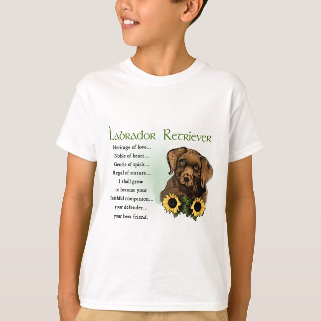 Camiseta Presentes do Labrador Retriever (Frente)