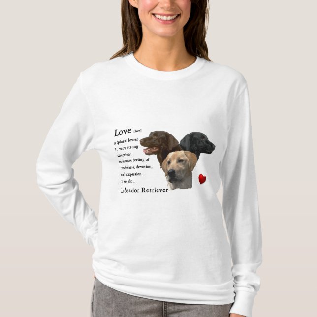 Camiseta Presentes do Labrador Retriever (Frente)