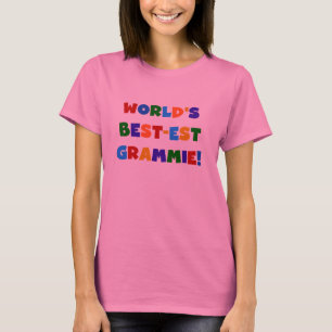 Camiseta Presentes do Melhor-est Grammie do mundo brilhante