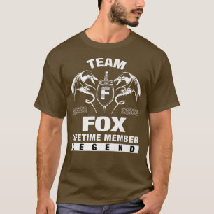 Camiseta Presentes do Membro de Vida da Equipe FOX