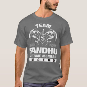 Camiseta Presentes do Membro de Vida da Equipe SANDHU