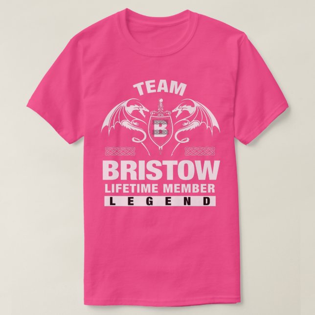 Camiseta Presentes do Membro de Vida do Team BRISTOW (Frente do Design)