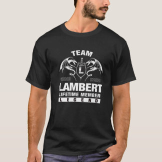 Camiseta Presentes do Membro de Vida do Team LAMBERT