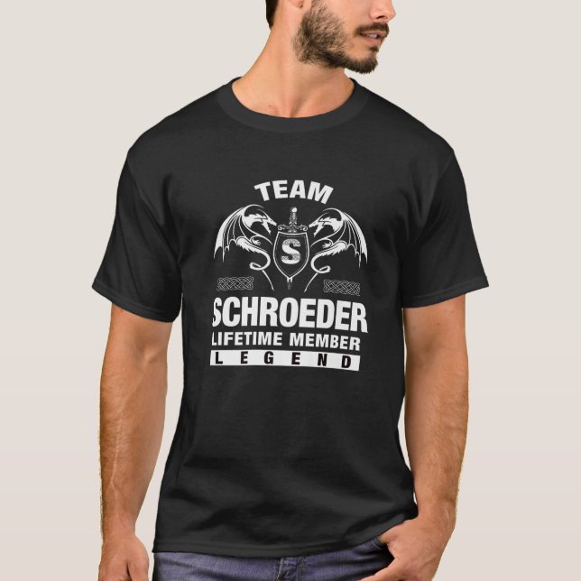 Camiseta Presentes do Membro de Vida do Team SCHROEDER (Frente)