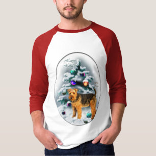 Camiseta Presentes do Natal de galês Terrier