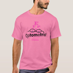 Camiseta Presentes do optometrista, Eyeglasses e design de