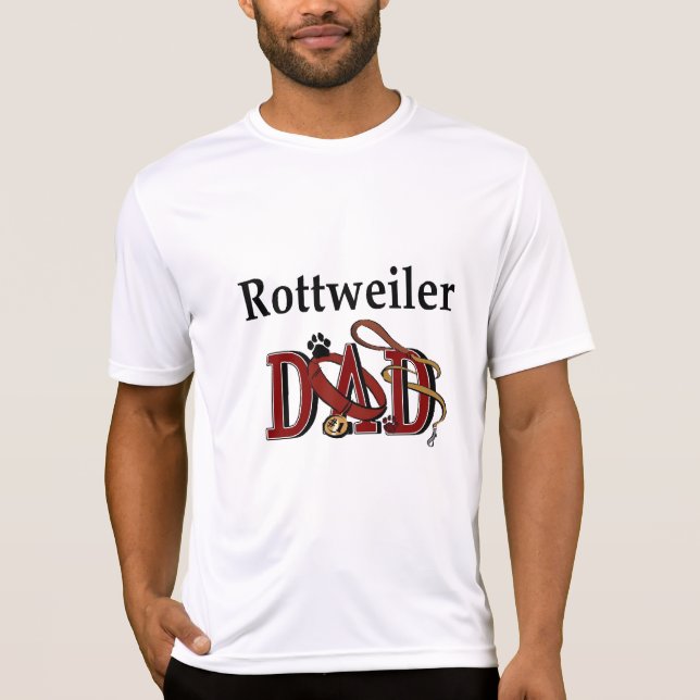Camiseta Presentes do Pai Rottweiler (Frente)