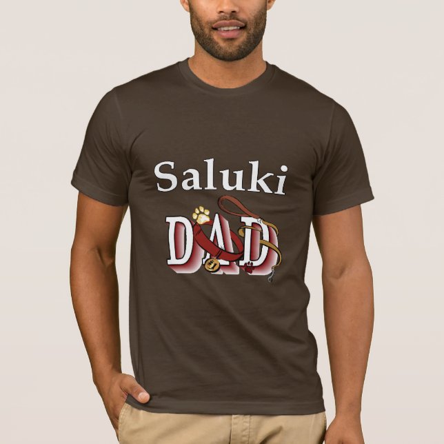 Camiseta Presentes do Pai Saluki (Frente)