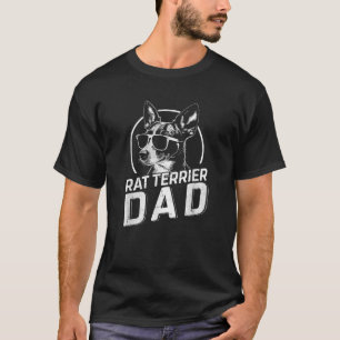 Camiseta Presentes do Papai Terrier Rato para Homens Propri
