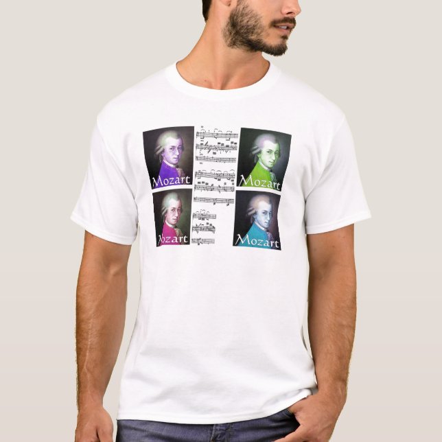 Camiseta Presentes dos amantes de Mozart (Frente)