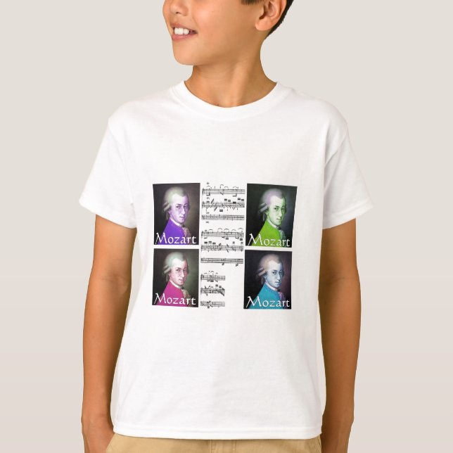 Camiseta Presentes dos amantes de Mozart (Frente)