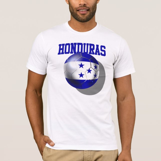 Camiseta Presentes dos fãs de futebol de Honduras Los (Frente)