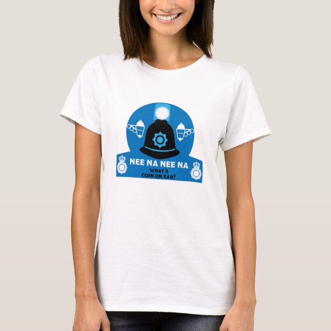 Camiseta Presentes E Acessórios Da Polícia Britânica (Frente)
