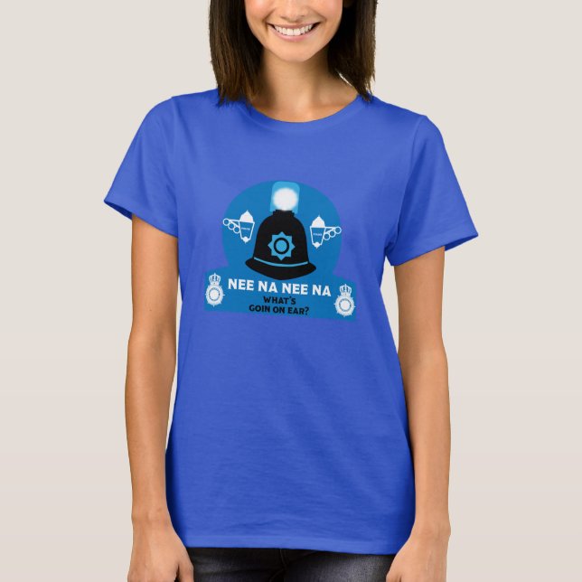 Camiseta Presentes E Acessórios Da Polícia Britânica (Frente)