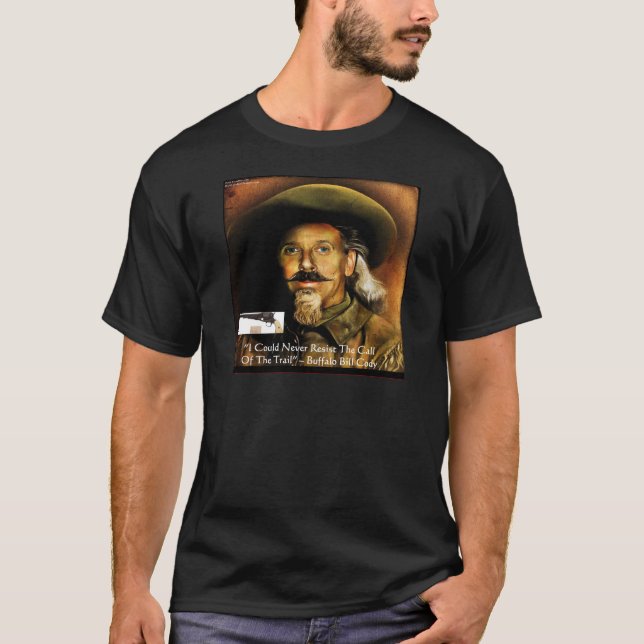 Camiseta Presentes e Cartões do Rifle e Citação de Buffalo  (Frente)