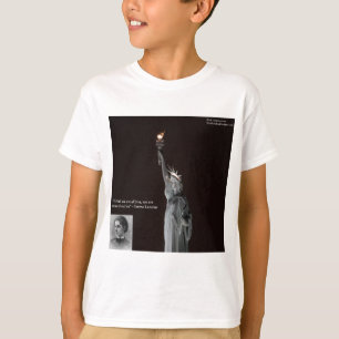 Camiseta Presentes e Cartões Emma Lazarus e Estátua da Libe